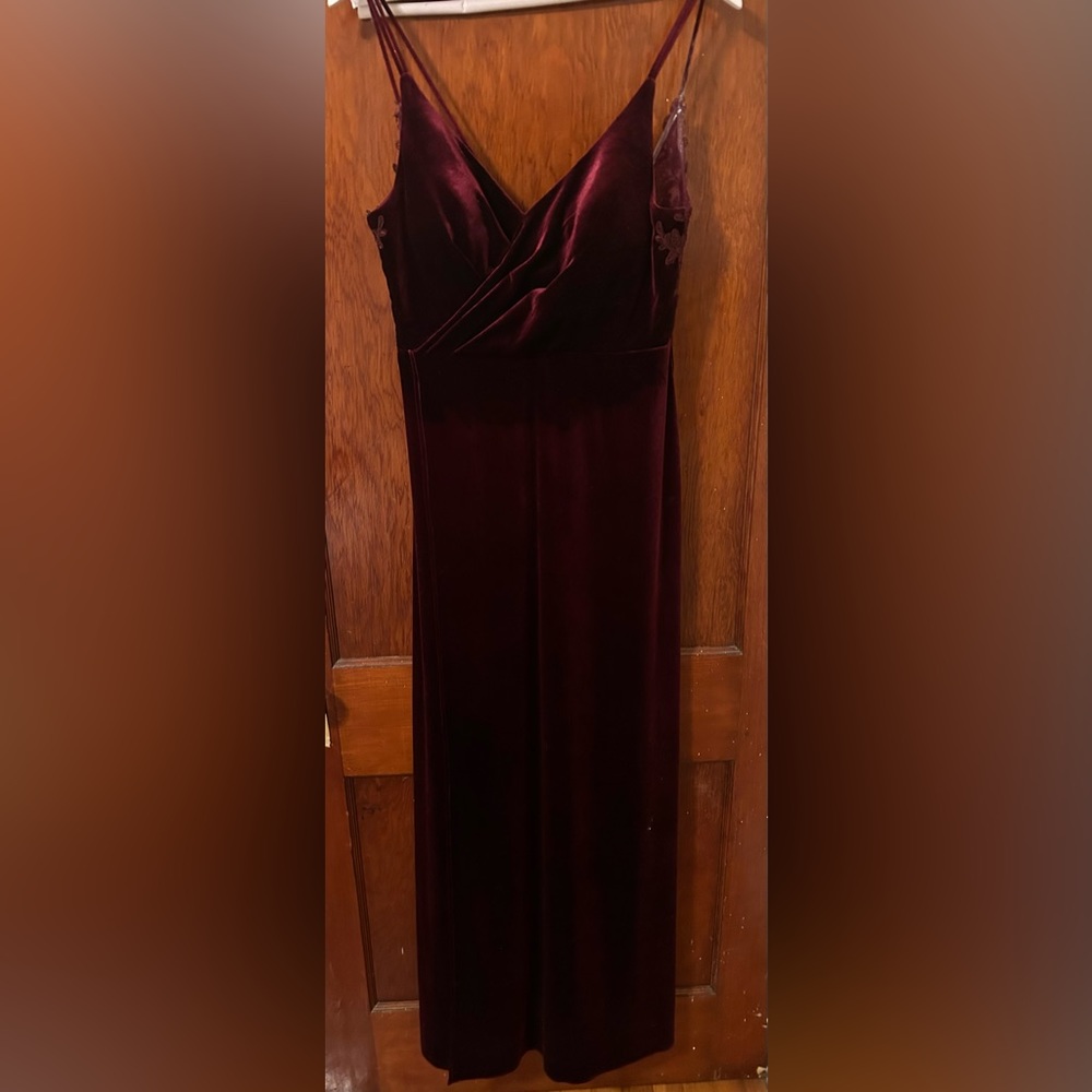 AZAZIE Hapa velvet dress